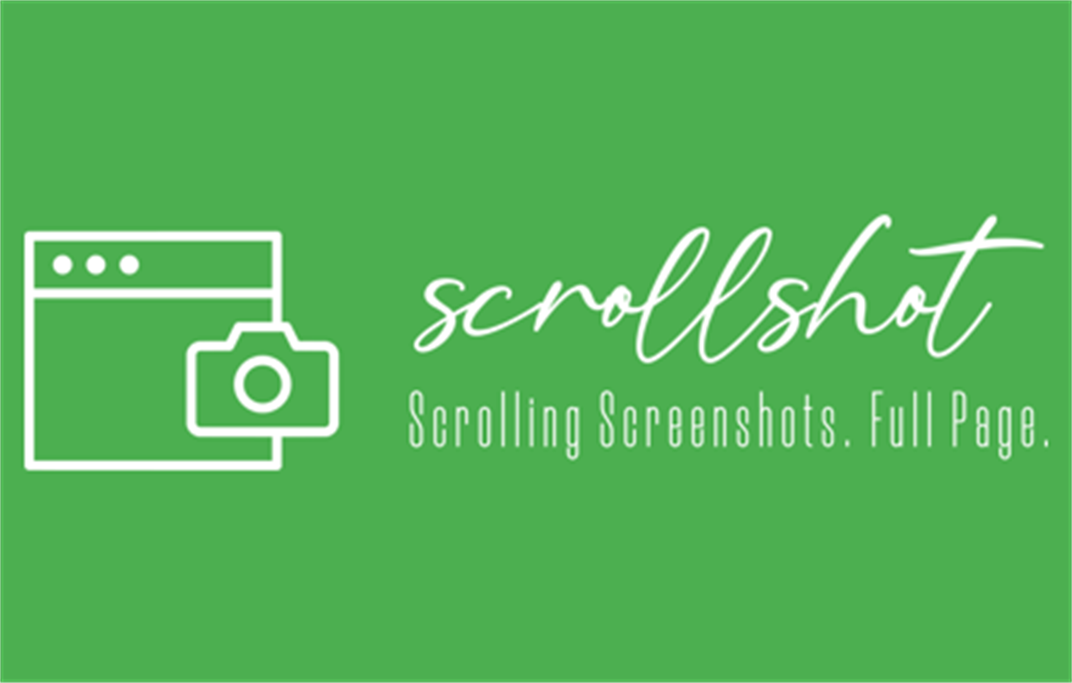 Scrollshot: Scrolling Screenshots. Full Page.