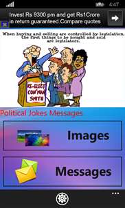 Political Jokes Messages screenshot 1