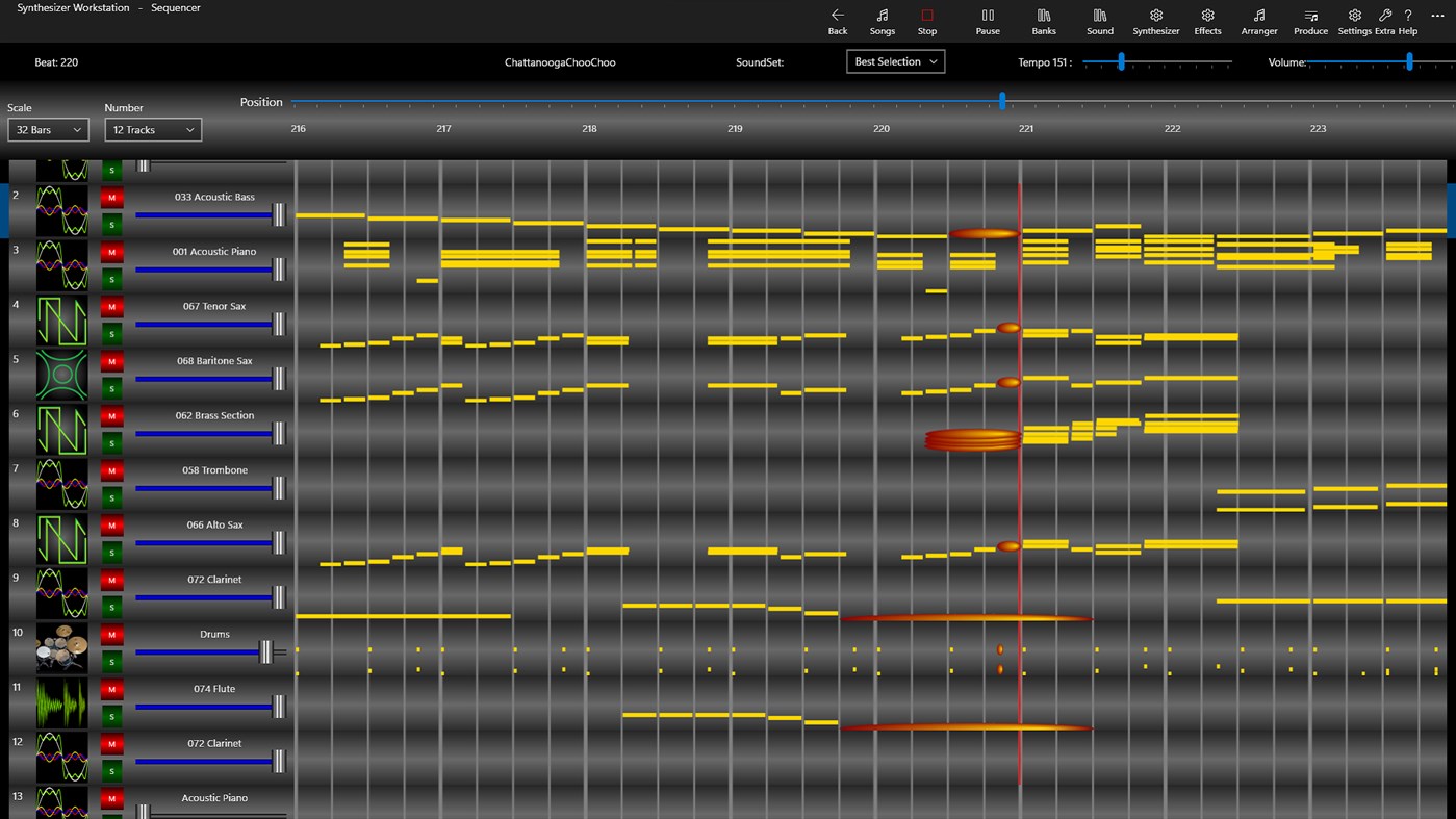 #2. Synthesizer Workstation (Windows) De: SoundDesigner