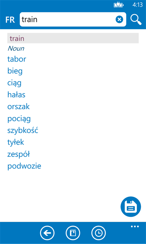 Polish French dictionary ProDict Screenshots 2