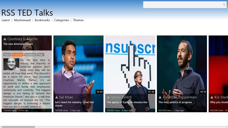 【图】RSS TED Talks(截图3)