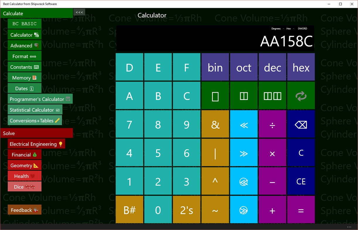 #7. Best Calculator (Windows) Ved: Shipwreck Software