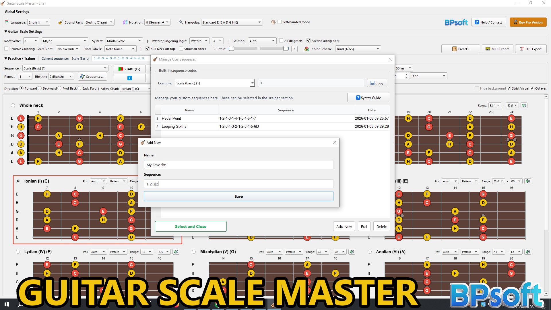 Guitar Scale Master screenshot
