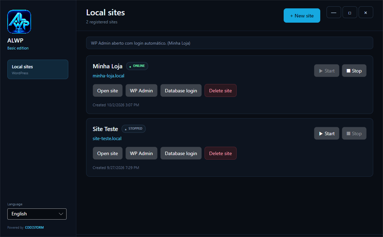 #1. ALWP (Windows) De: CODΞSTORM