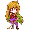 Anime Glitter Color by Number: Pixel Art, Sandbox Coloring Book