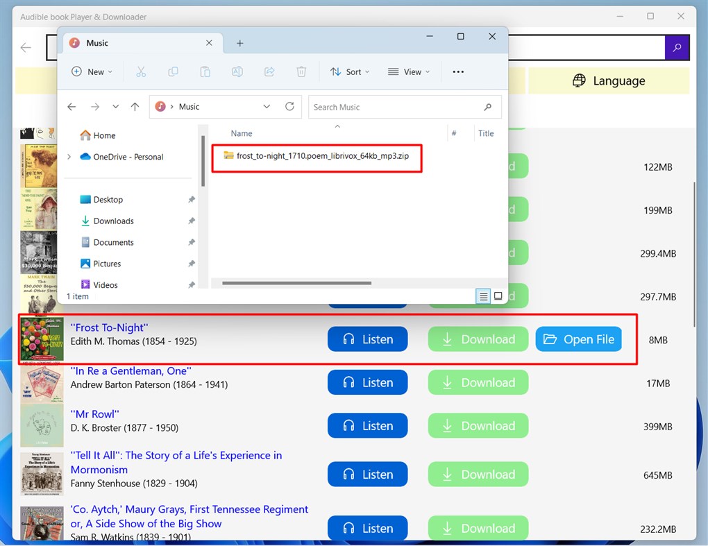 #4. Audio Book Listening and Downloading (Windows) Podle: Summer Apps 10