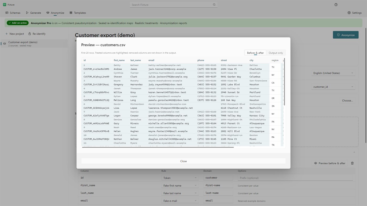 #7. Fixture - Test Data Generator (Windows) Door: Illusanato
