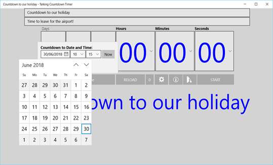 Talking Countdown Timer screenshot 3
