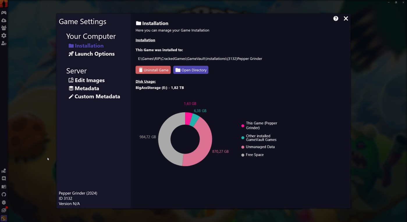 #6. GameVault (Windows) Bởi: Alkan Alper, Schäfer Philip GbR / Phalcode