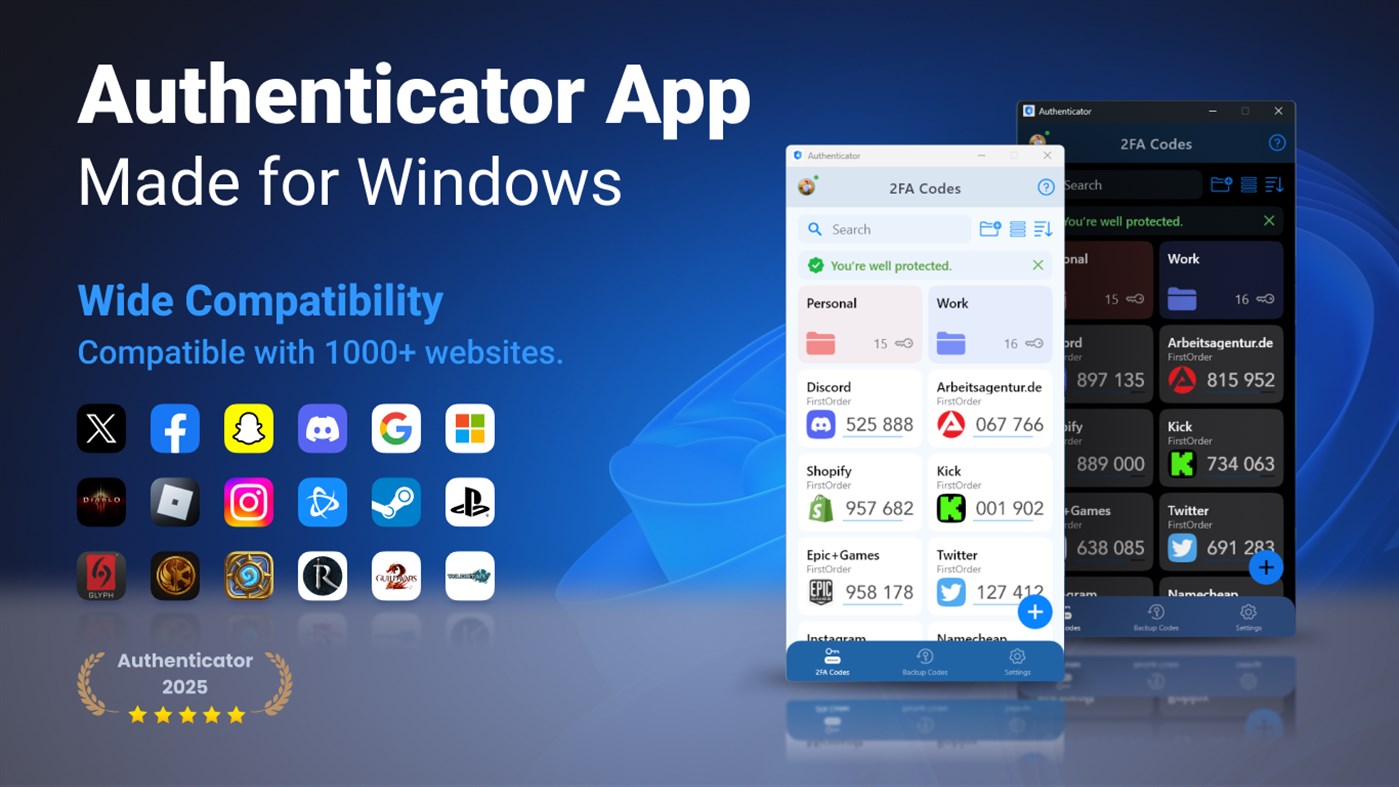 #1. Authenticator App · 2FA (Windows) Göre: FirstOrder.AI