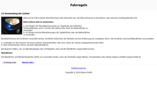 CH Verkehrstheorie screenshot 1