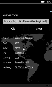 Airport Codes screenshot 2