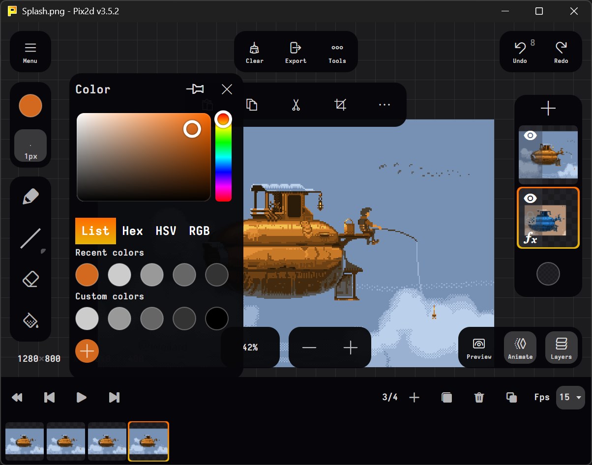 Pix2d screenshot