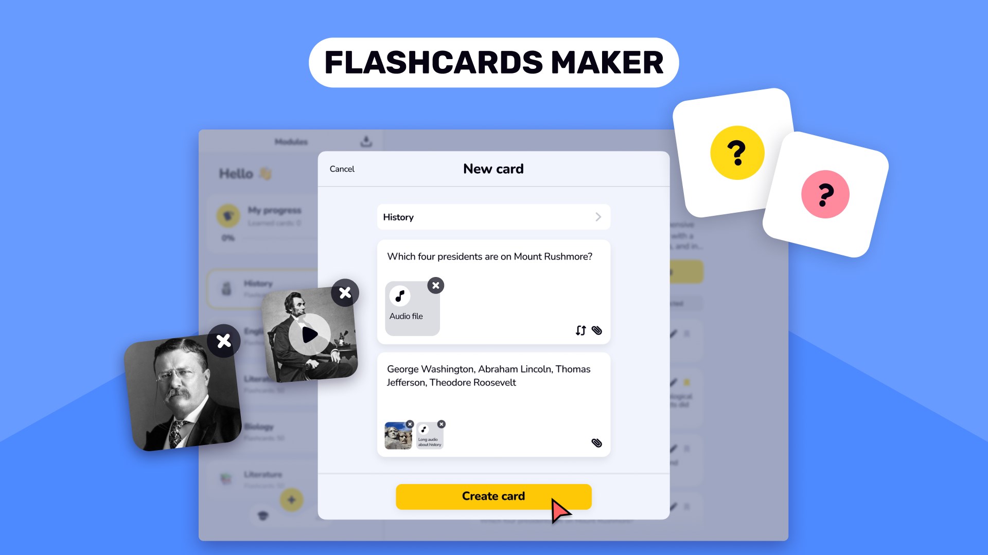 Flashcards Maker - Easy Answer Learning screenshot