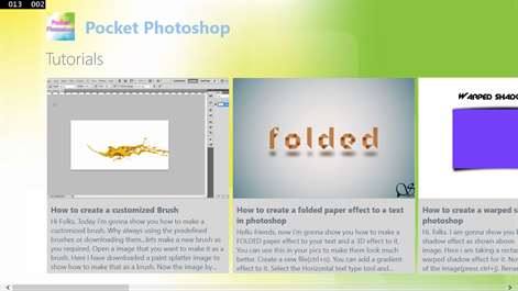 Pocket Photoshop Screenshots 1