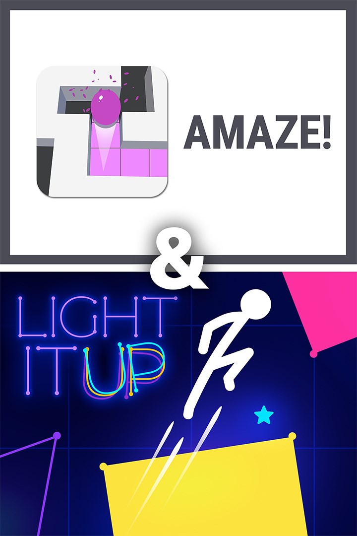 Box shot of AMAZE! & Light-it Up