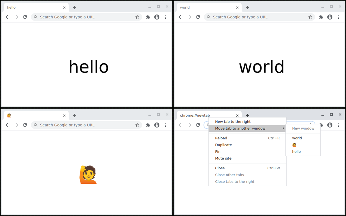 Editable Empty New Tab