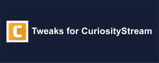 Tweaks for CuriosityStream marquee promo image