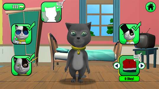 Talking Baby Cat Max Pet Games screenshot 3