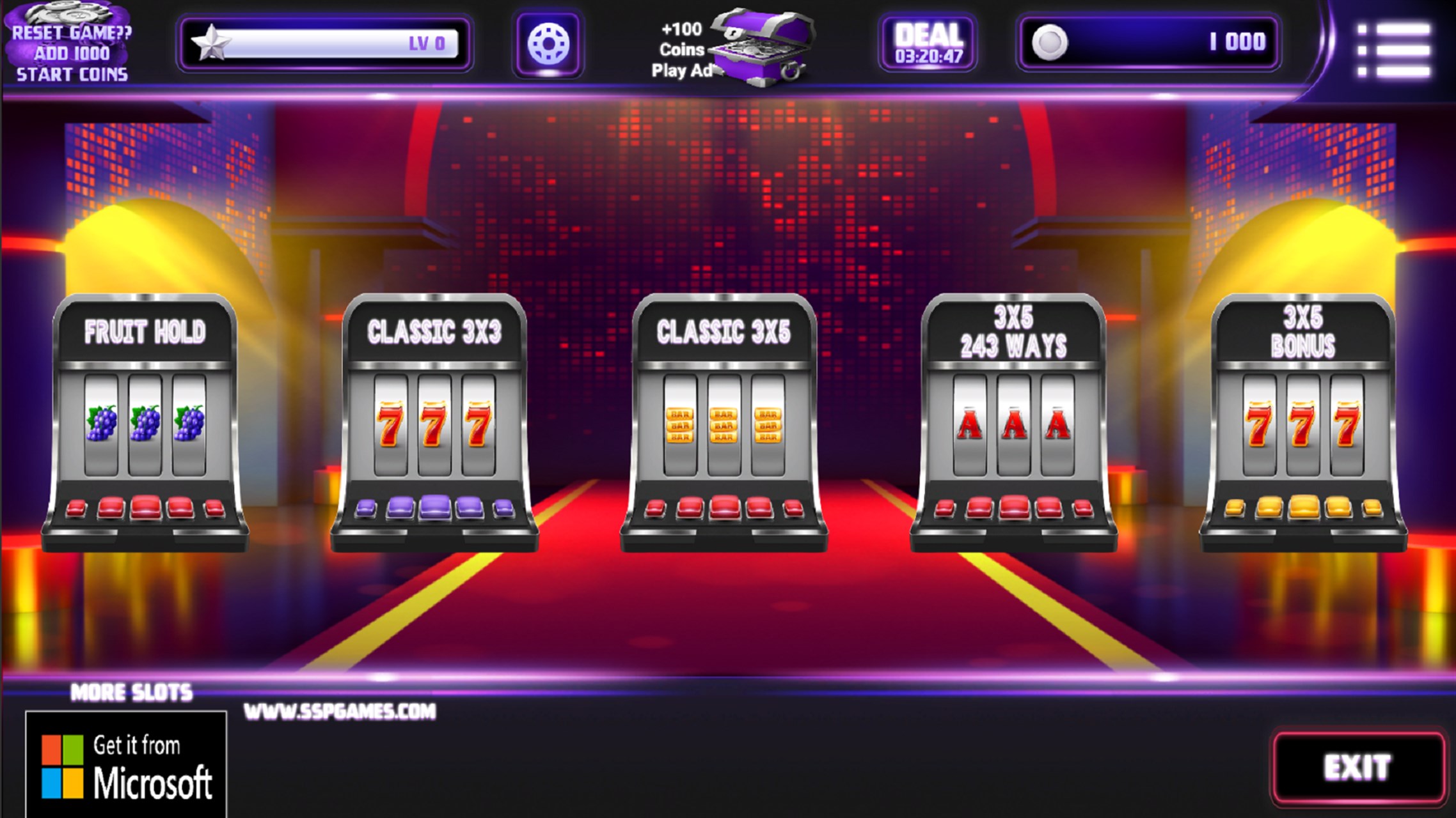 Bally slot discount games for ipad