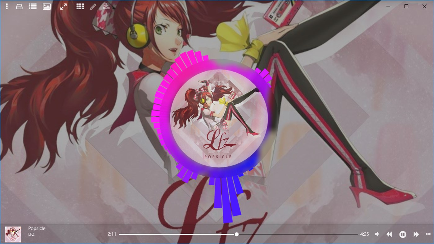 #4. Avee Player (Windows) Podle: Daaw Aww