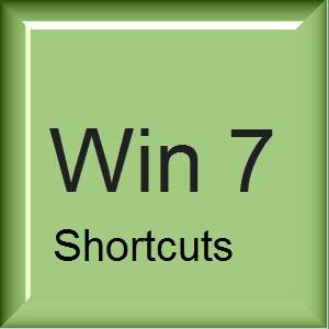 Win 7 Shortcuts