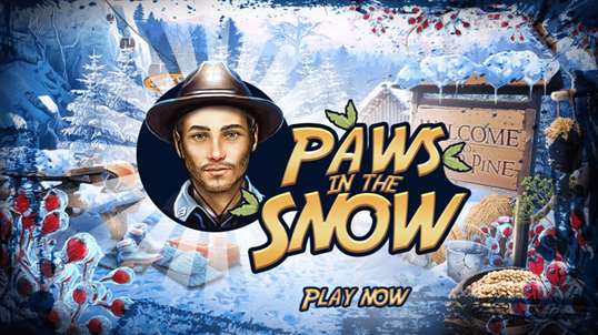 Hidden Object : Paws in the Snow screenshot 1