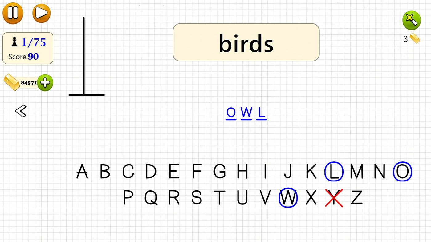 #1. Hangman Word Game (Windows) 由: G Soft Team