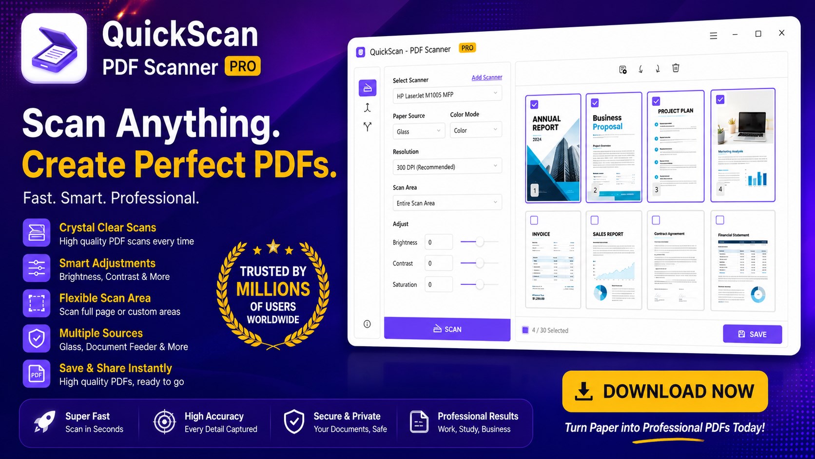 QuickScan PDF Scanner & OCR screenshot