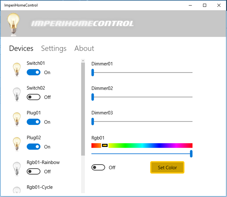 ImperiHomeControl - PC - (Windows)