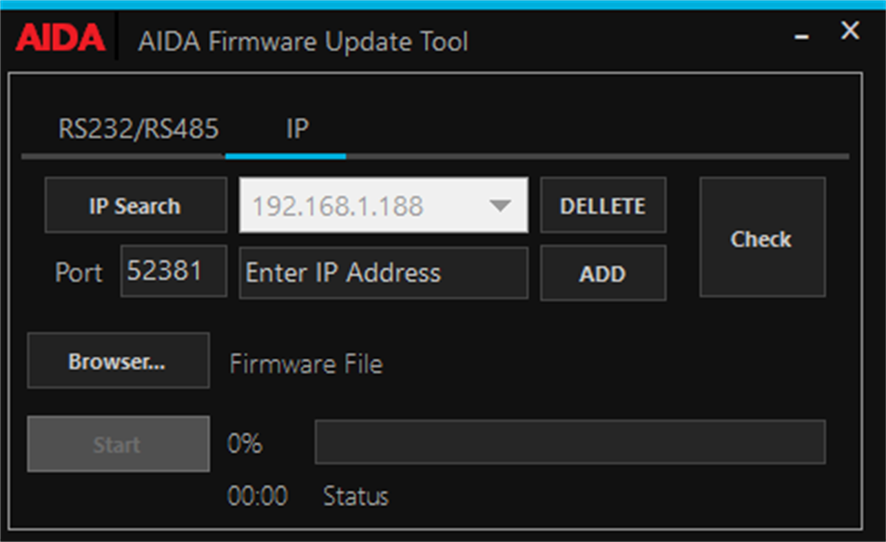 #2. AIDA Firmware Update Tool (Windows) By: AIDA.USA