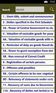 Central Excise Act & Rules - 1944 screenshot 1
