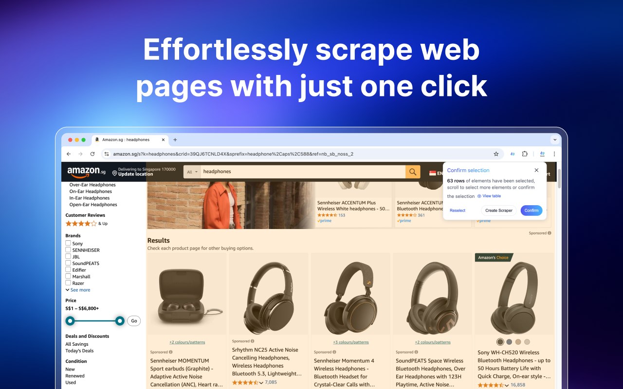 Univer ClipSheet - An AI-driven one-click solution for web scraping