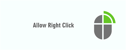 Allow Right Click marquee promo image