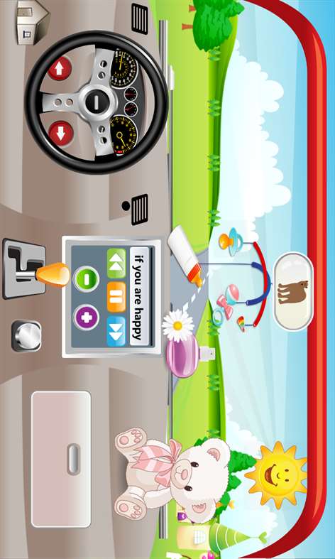 Baby Toy Car Game For Toddlers With Nursery Rhymes Screenshots 1