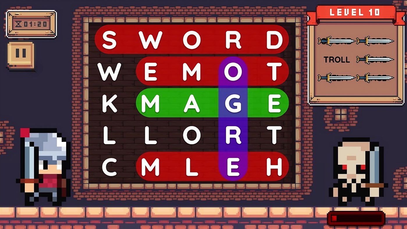 #3. Word Quest: Medival (Xbox) By: Gametry LLC