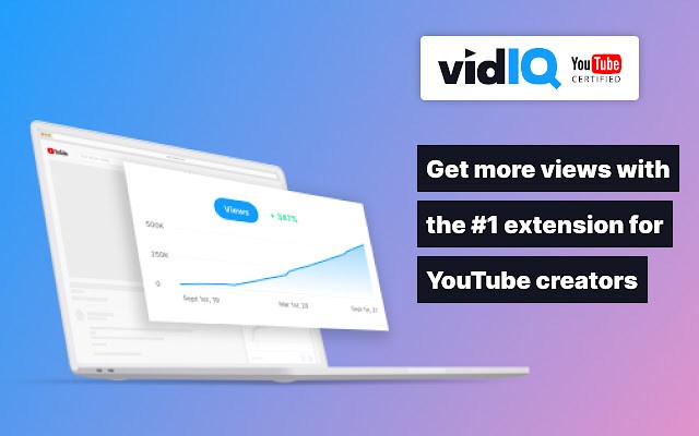 vidIQ Vision for YouTube promo image
