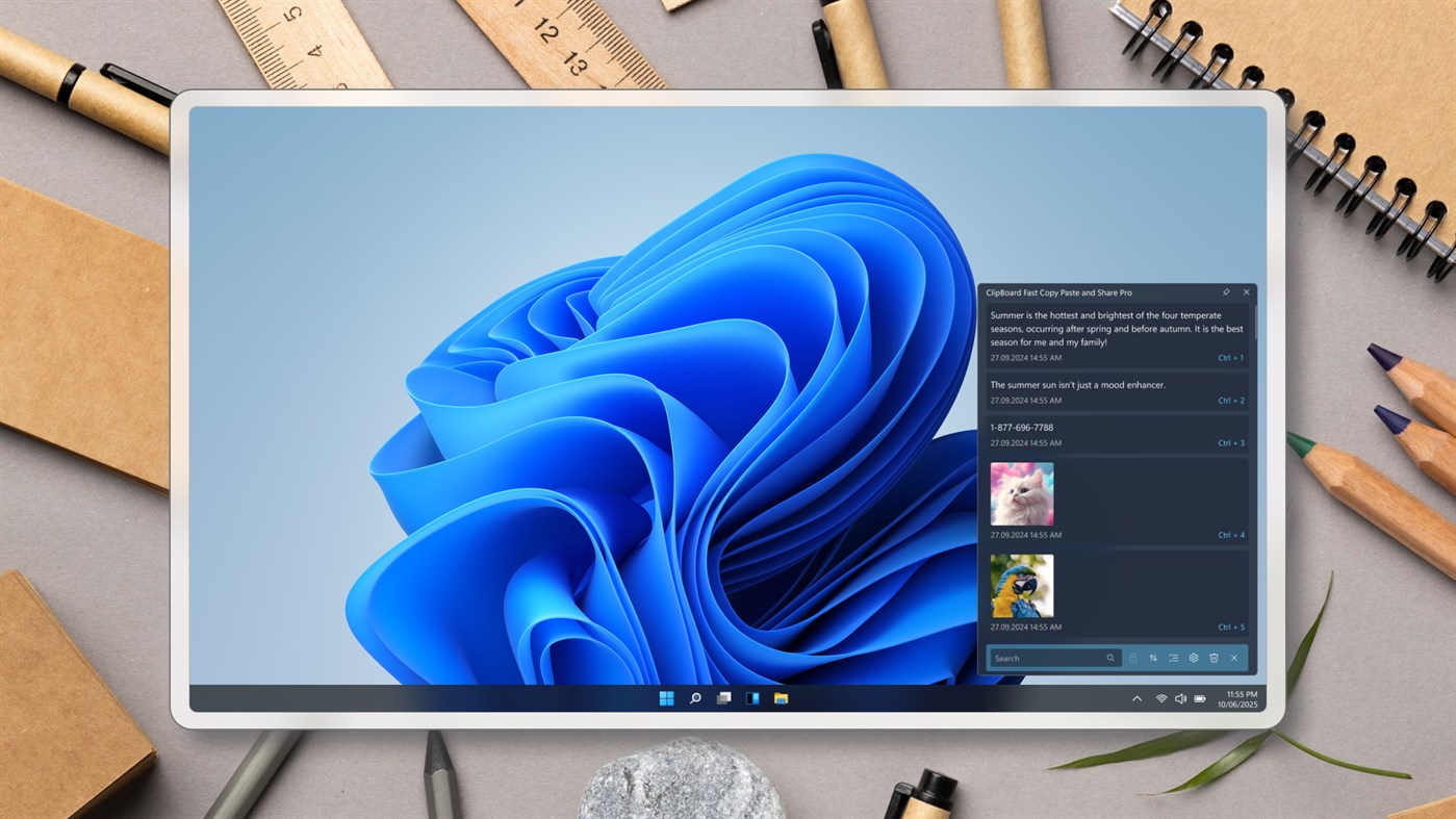 #5. ClipBoard Fast Copy Paste and Share Pro (Windows) بواسطة: Yellow Elephant Productions