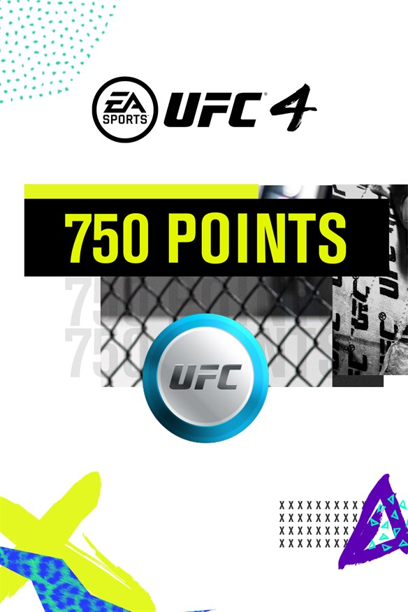 UFC 4 - 750 UFC POINTS Xbox Series X|S and Xbox One cover art