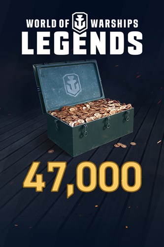 boxshot of World of Warships: Legends - 47,000 Doubloons