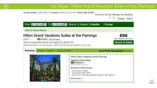 Hotels Las Vegas screenshot 4