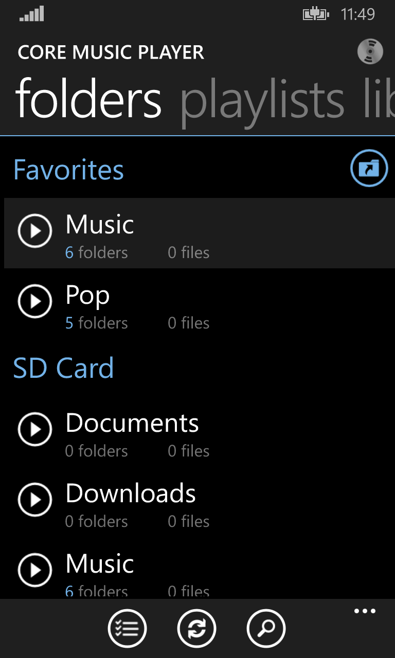 Captura de Pantalla 1 Core Music Player windows