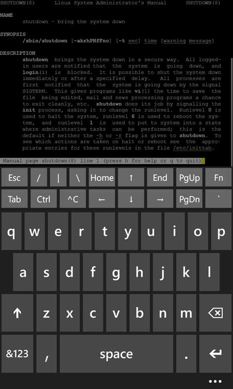 Admin Shell Screenshots 1