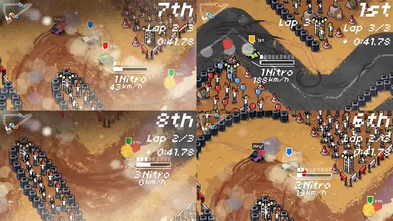 Super Pixel Racers screenshot 1
