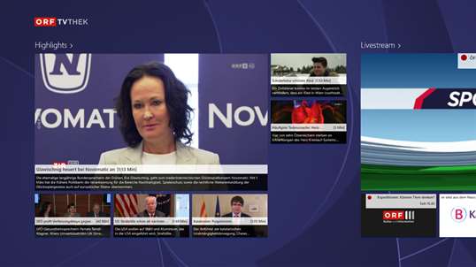 ORF-TVthek screenshot 1