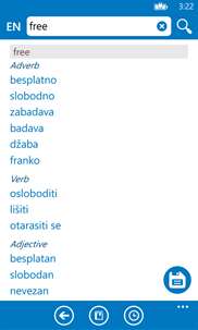 Croatian English dictionary ProDict Free screenshot 2