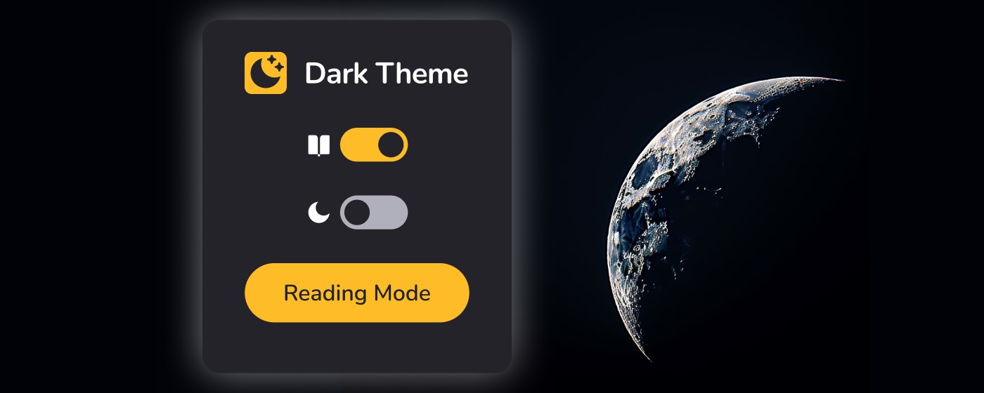 Dark Mode for Web marquee promo image