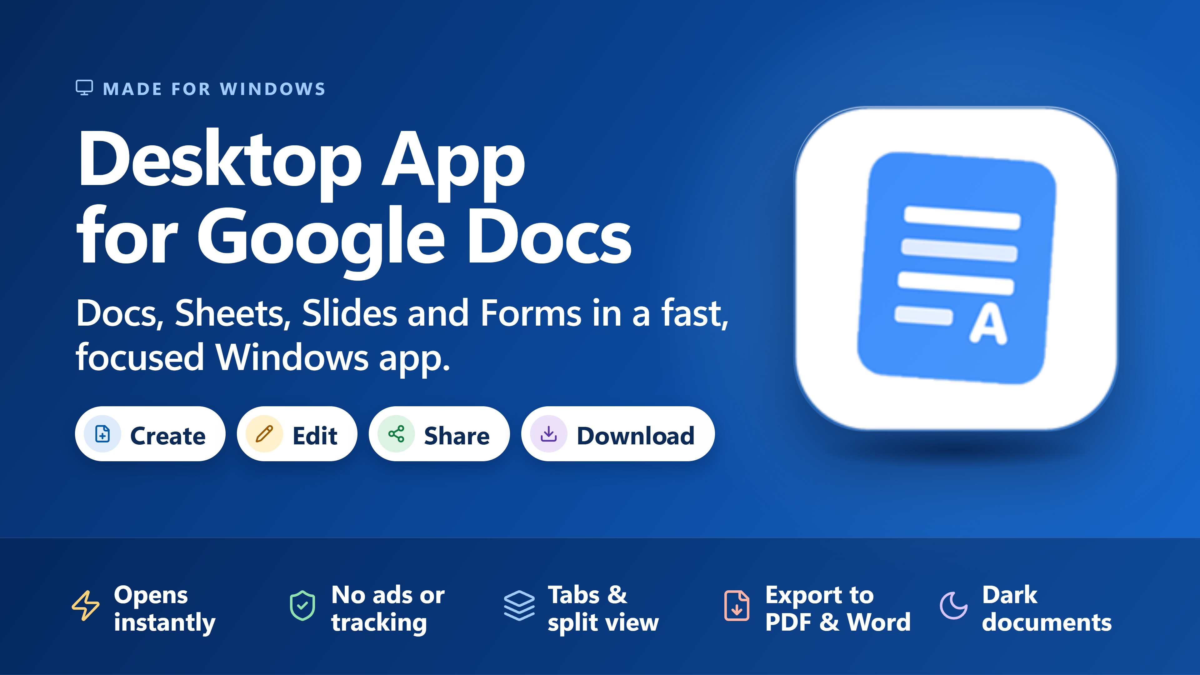 GDocs Desktop screenshot