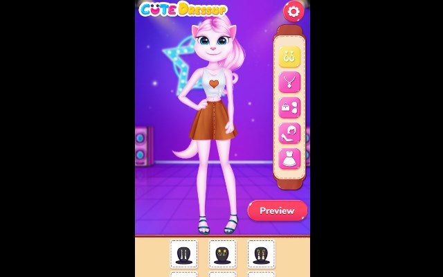 Cat Girl Fashion Challenge Game