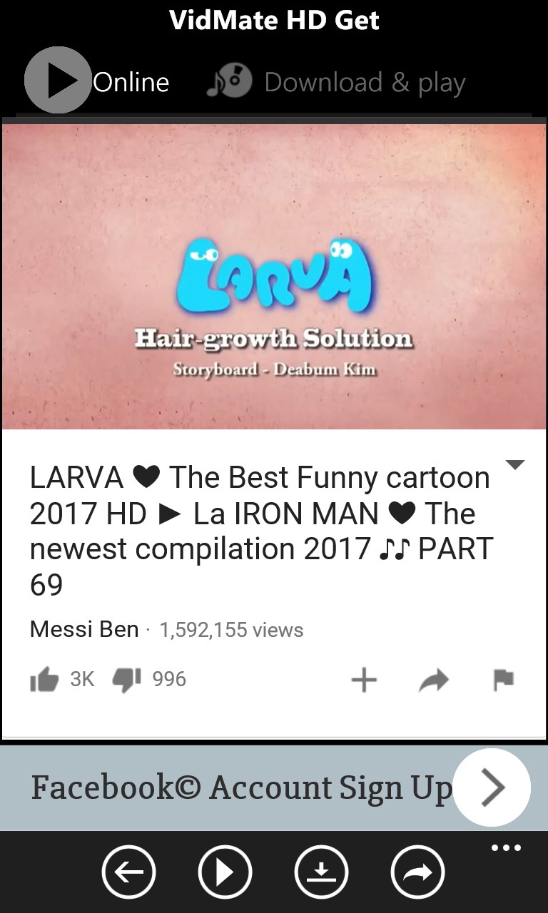 VidMate HD Get for Windows 10 Mobile